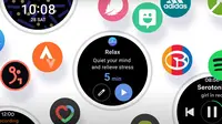 Tampilan One UI Watch terbaru dari Samsung. (Foto: Samsung)