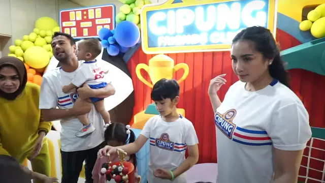 Nagita Slavina di Ultah Pertama Rayyanza Cipung