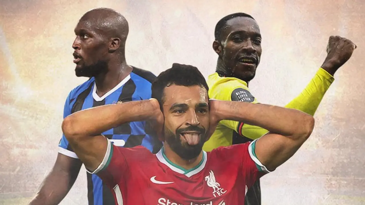 Ilustrasi - Romelu Lukaku, Mohamed Salah, Daniel Sturridge