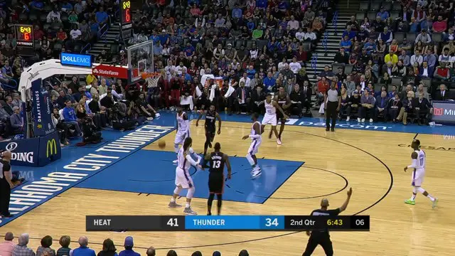 Cuplikan Pertandingan NBA : Heat 116 vs Thunder 107