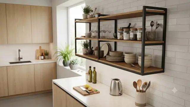 Inspirasi Rak Dapur Multifungsi