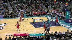 Berita video game recap NBA 2017-2018 antara Toronto Raptors melawan Charlotte Hornets dengan skor 129-111.