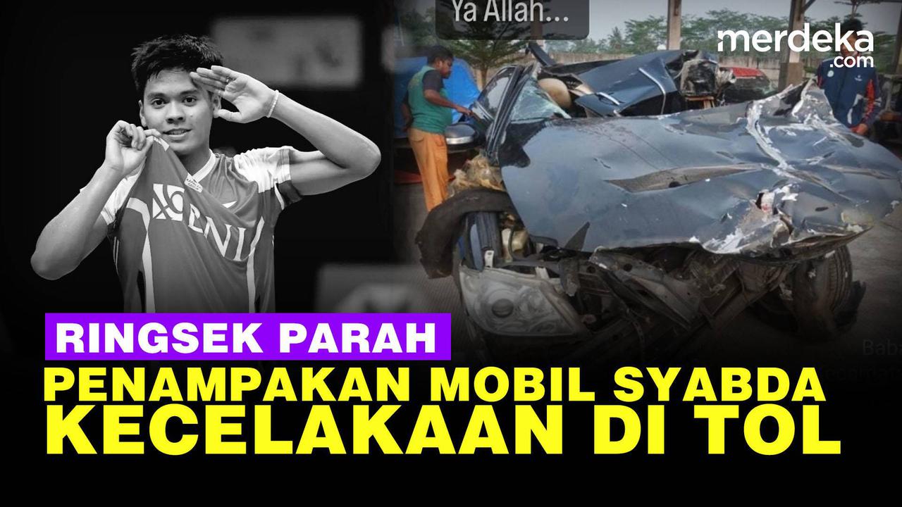 VIDEO: Ringsek, Mobil Syabda Perkasa Belawa Usai Kecelakaan di Tol Pemalang