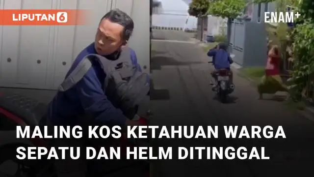 Seorang pria melakukan tindak kejahatan saat maling di sebuah kos kosan kena imbasnya