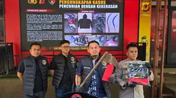 Geng Motor Bercelurit Rampas Motor, 4 Pelaku Diringkus