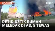 Ledakan rumah mengejutkan penduduk di Pennsylvania barat pada Sabtu (12/8/2023). Detik-detik ledakan hebat terekam kamera CCTV. Rumah rata seketika, puing-puing beterbangan puluhan meter dari lokasi.