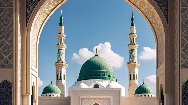 Referensi Tren Gambar Masjid Bergaya Timur Tengah Modern 2025/Nurul Diva Kautsar AI