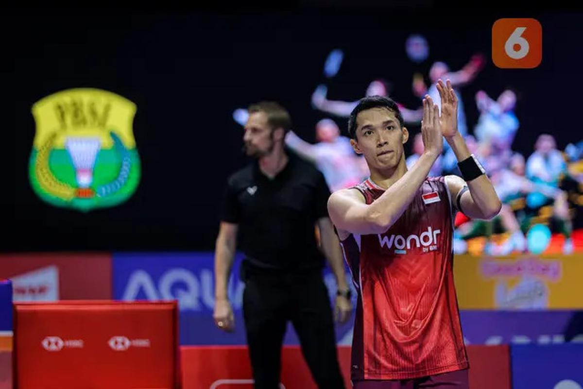 Foto: Aksi Jonatan Christie setelah Tak Lagi Jadi Penggawa Pelatnas PBSI di Indonesia Open 2025, Dapat Perlawanan Sengit