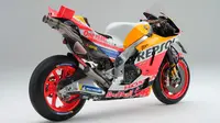 Livery motor Honda RC213V milik tim Repsol Honda untuk MotoGP 2023. (Twitter/Repsol Honda)