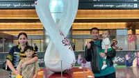 Raffi Ahmad Boyong Nagita Slavina dan Anak-Anak Terbang ke Qatar untuk Nonton Piala Dunia 2022 Secara Langung. (instagram.com/raffinagita1717)