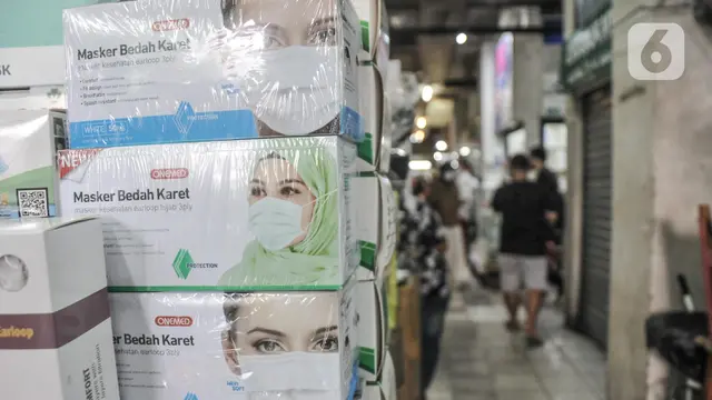 Penjualan Masker Terdampak Pelonggaran Prokes