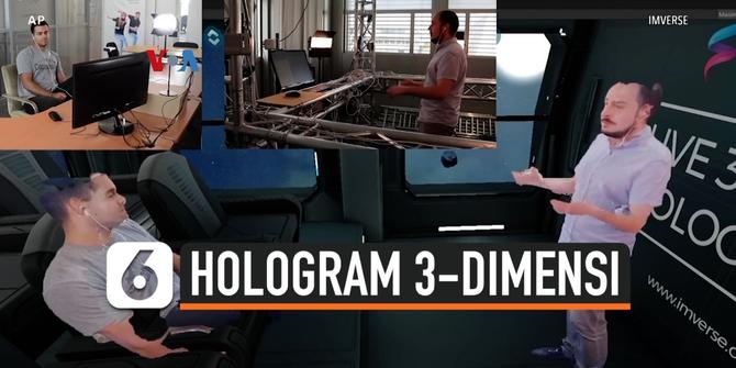 VIDEO: Inovasi Era Covid-19, Rapat Secara Hologram 3-Dimensi
