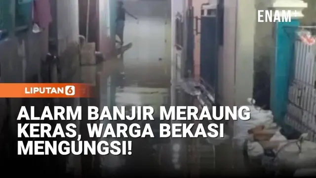 Air Kali Bekasi Meluap, Alarm Banjir Meraung Keras!