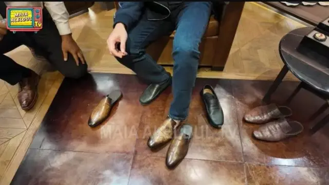 Al Ghazali Dibelikan Selop untuk Akad Nikah di Butik Milik Irwan Mussry, Berapa Harganya?  foto: Youtube MAIA ALELDUL TV
