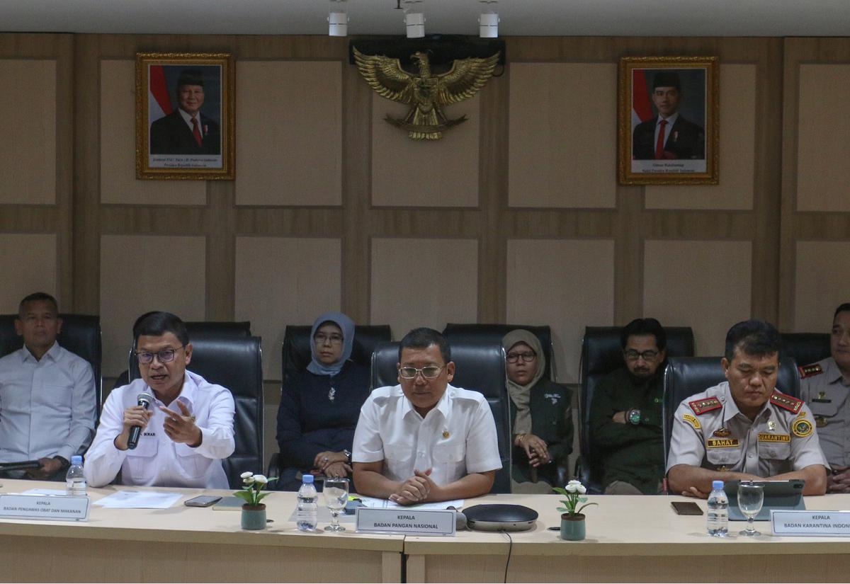 BPOM dan Bapanas konpres soal anggur shine muscat