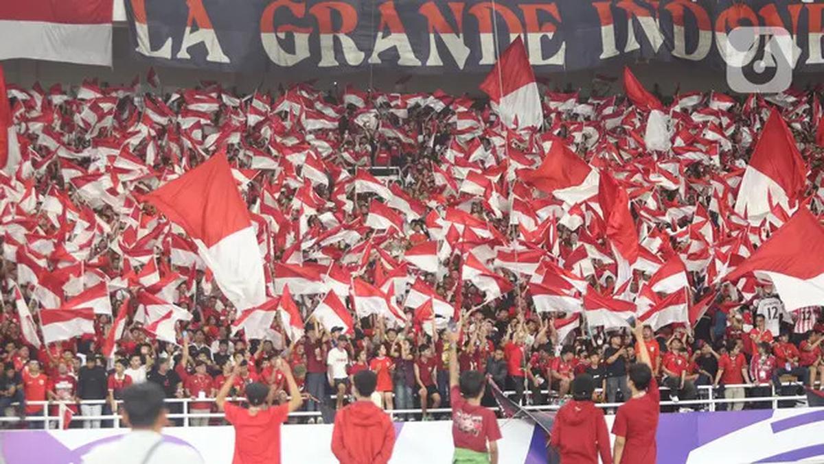 Dukung Timnas Indonesia, Puluhan Ribu Suporter Padati SUGBK