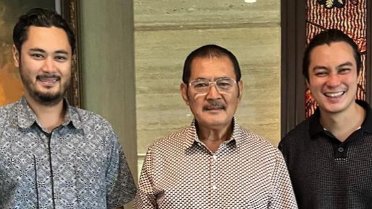 Ayahnya Dekat dengan Keluarga Cendana, Potret Semringah Baim Wong Bareng Bambang dan Panji Trihatmodjo