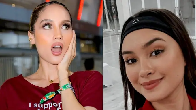 4 Gaya Makeup Flawless Artis Saat Nonton Laga Timnas Indonesia vs China, dari Caitlin Halderman hingga Cinta Laura