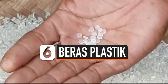 VIDEO: Warga Menemukan Diduga Butiran Plastik Pada Beras Bansos