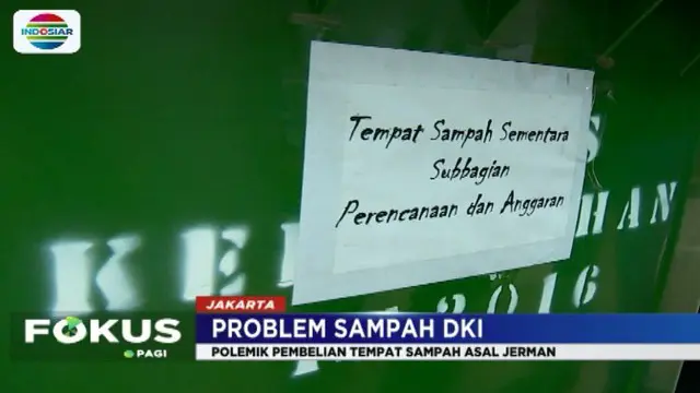 Anies Sebut Pengadaan Tong Sampah Sudah Ada Sejak Tahun Lalu
