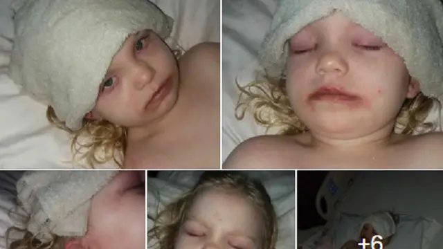 Menurut sang ibu, Lydia membeli seperangkat makeup anak-anak dari toko bernama Family Dollar di kota tempat mereka tinggal (Facebook/TonyKylieCravens)