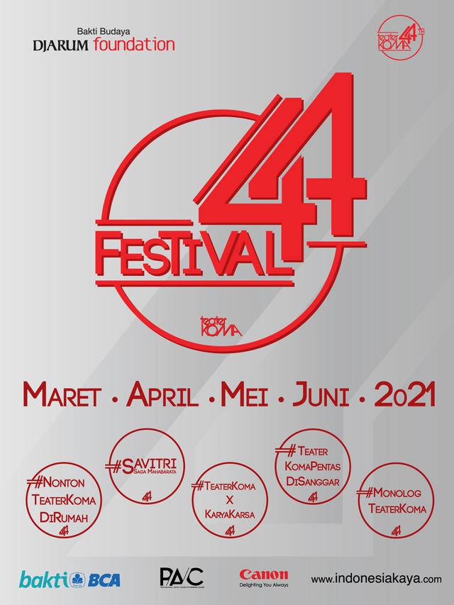 Teater Koma Rayakan Hari Jadi ke-44 Tahun dengan Gelar Festival Selama 4 Bulan