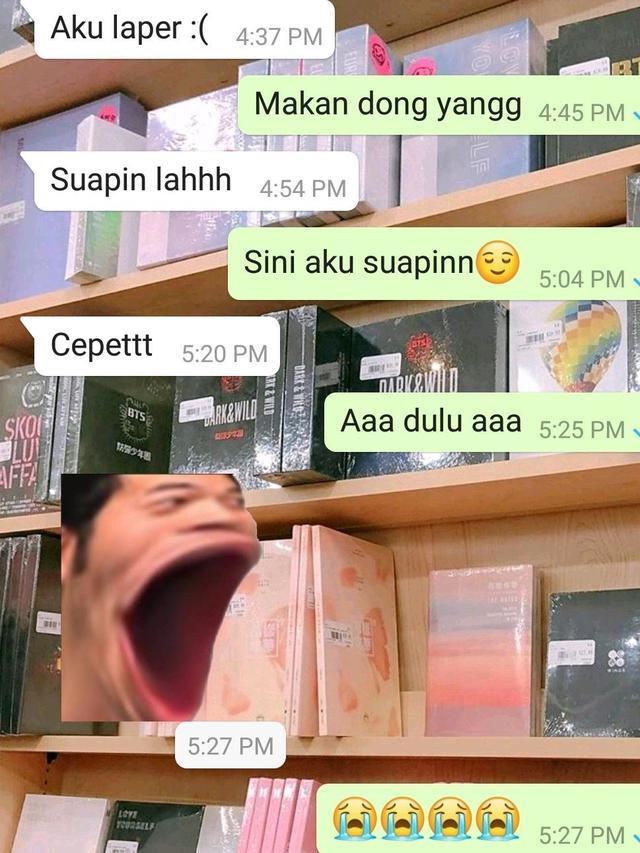 6 Chat Makan Virtual Bareng Pacar Ini Bikin Ngakak, Gagal Romantis