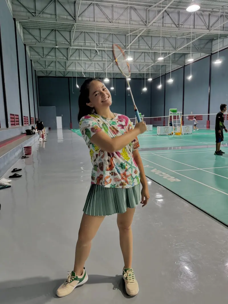 7 Potret Marshanda yang Kini Hobi Main Badminton, Disebut Makin Fresh