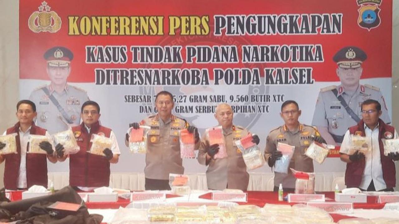 Jaringan Fredy Pratama Kembali Dibongkar Polisi, Puluhan Kilogram Sabu dan Ribuan Ekstasi Disita