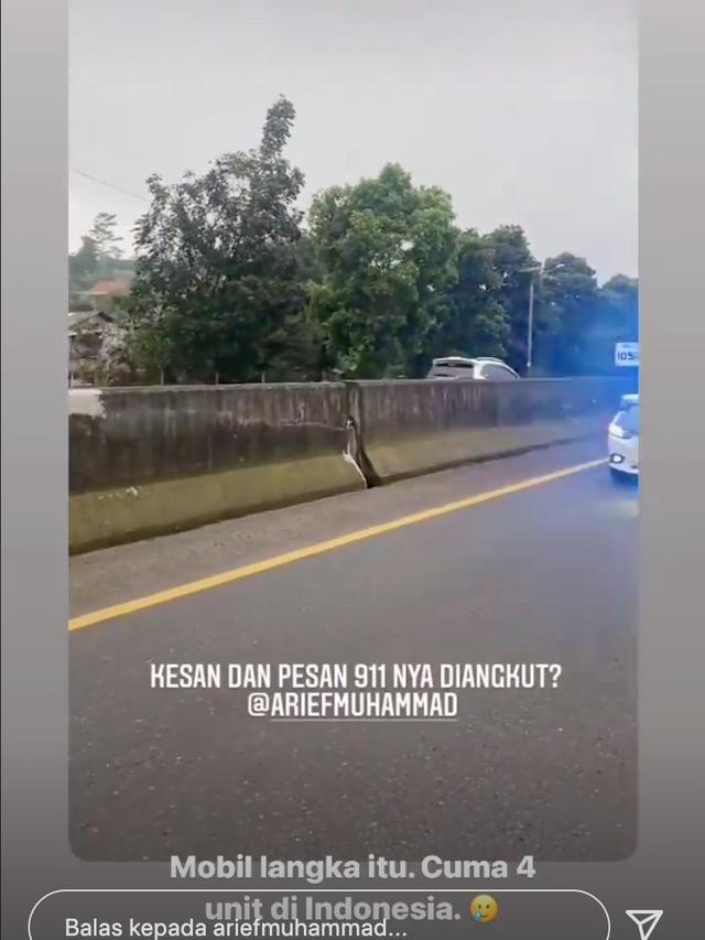 Unggahan Arief Muhammad soal Porsche Doni Salmanan disita aparat. (Foto: Dok. Instagram @ariefmuhammad)