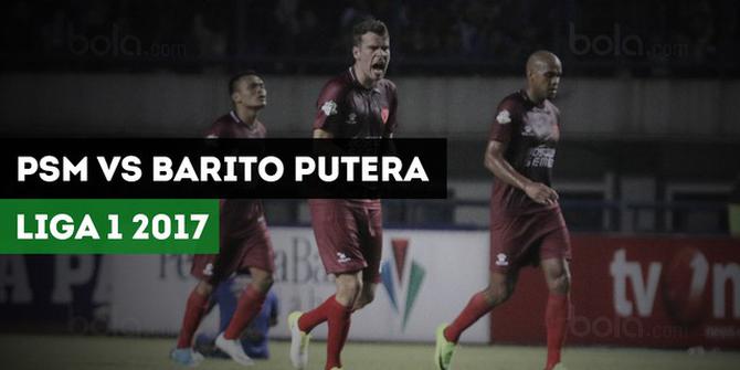 VIDEO: Ditahan Barito, PSM Gagal Rebut Puncak Klasemen