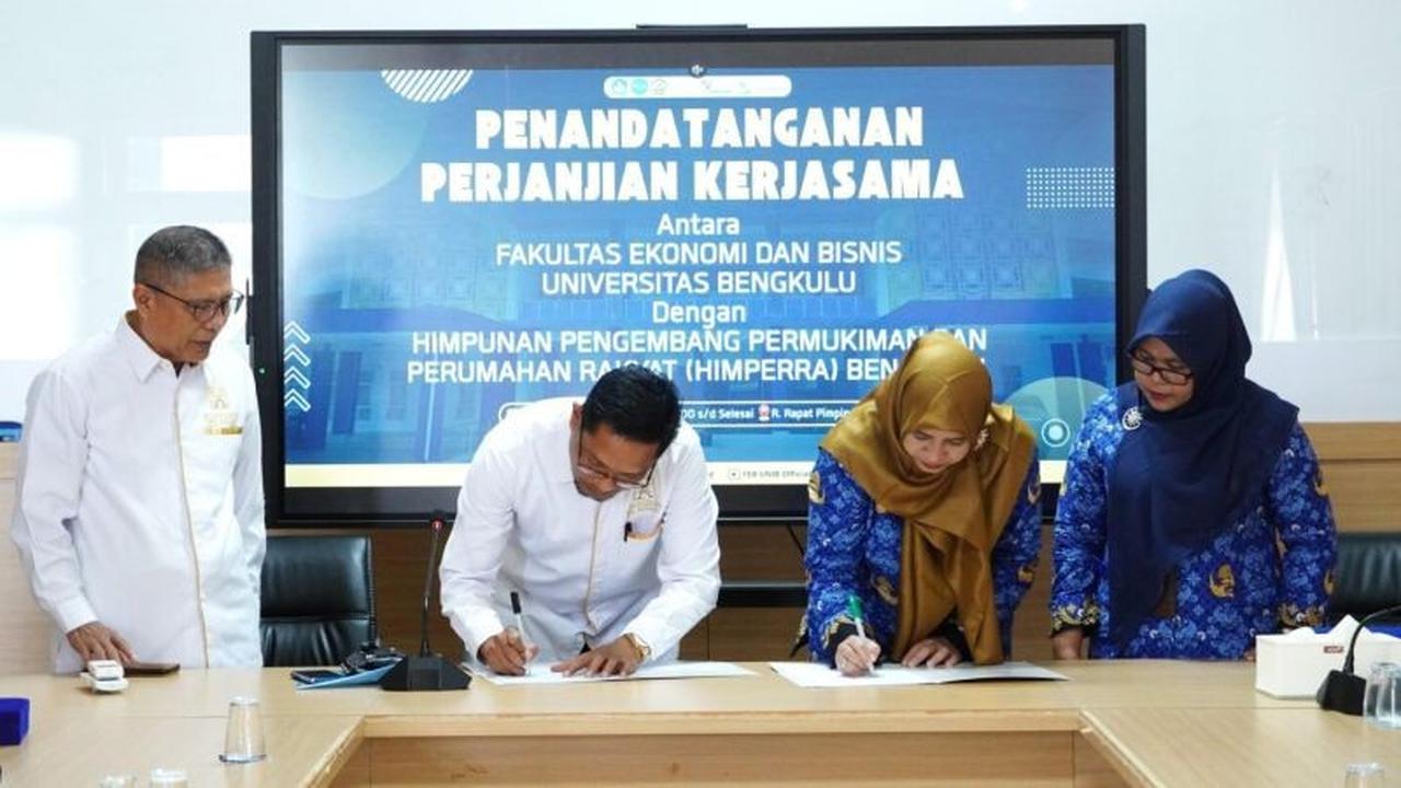 FEB Unib dan Himppera Bersinergi Cetak Developer Muda Properti Berkompeten di Bengkulu