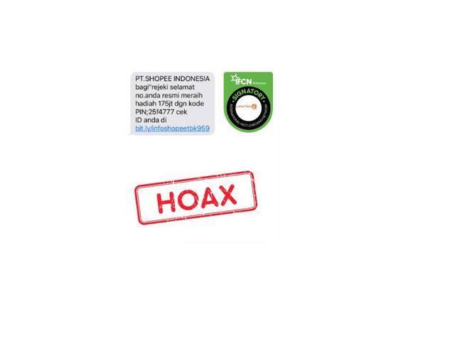 Cek Fakta Hoaks Shopee Bagikan Hadiah Ratusan Juta Via Sms Cek Fakta Liputan6 Com