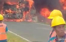 Fakta Baru Terungkap, Ini Penyebab Kebakaran dalam Tabrakan Bus ALS dan Truk Tangki