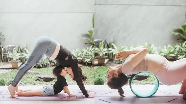 Potret 6 Artis Jalani Prenatal Yoga Saat Hamil, Demi Jaga Kondisi Buah Hati
