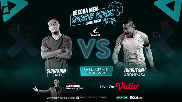 Rexona Men Soccer Stars Challenge - Gunawan D. Cahyo Vs Andritany Ardhiyasa