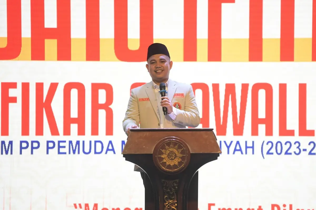 Ketua Umum PP Pemuda Muhammadiyah sekaligus Wakil Menteri Pekerja Migran Indonesia, Dzulfikar Ahmad Tawalla.