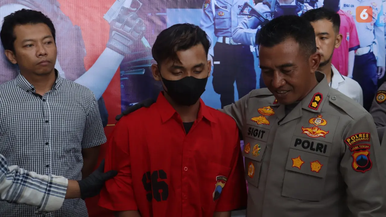 Pelaku Penculik Siswi SMK di Sukoharjo saat Diinterogasi Kapolres Sukoharjo