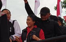 Digandeng Pramono Anung, Megawati Dampingi Ganjar-Mahfud Hajatan Rakyat di Banyuwangi