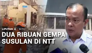 Dua Ribuan Gempa Susulan Guncang NTT