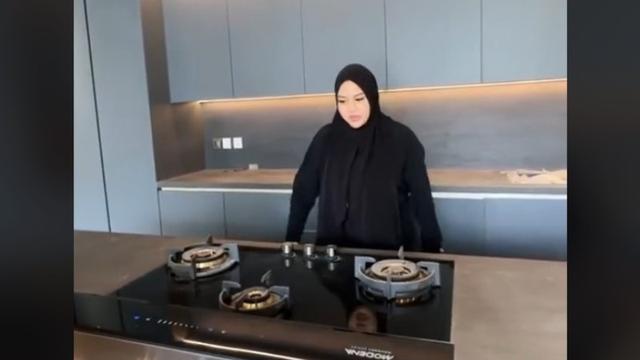 Kompo mewah Aurel Hermansyah.  foto: TikTok @nur.nurhasanah67