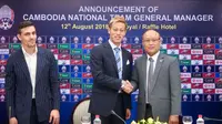 Bintang asal Jepang, Keisuke Honda, resmi menjabat sebagai GM sekaligus pelatih kepala Timnas Kamboja. (Bola.com/Dok. AFC)
