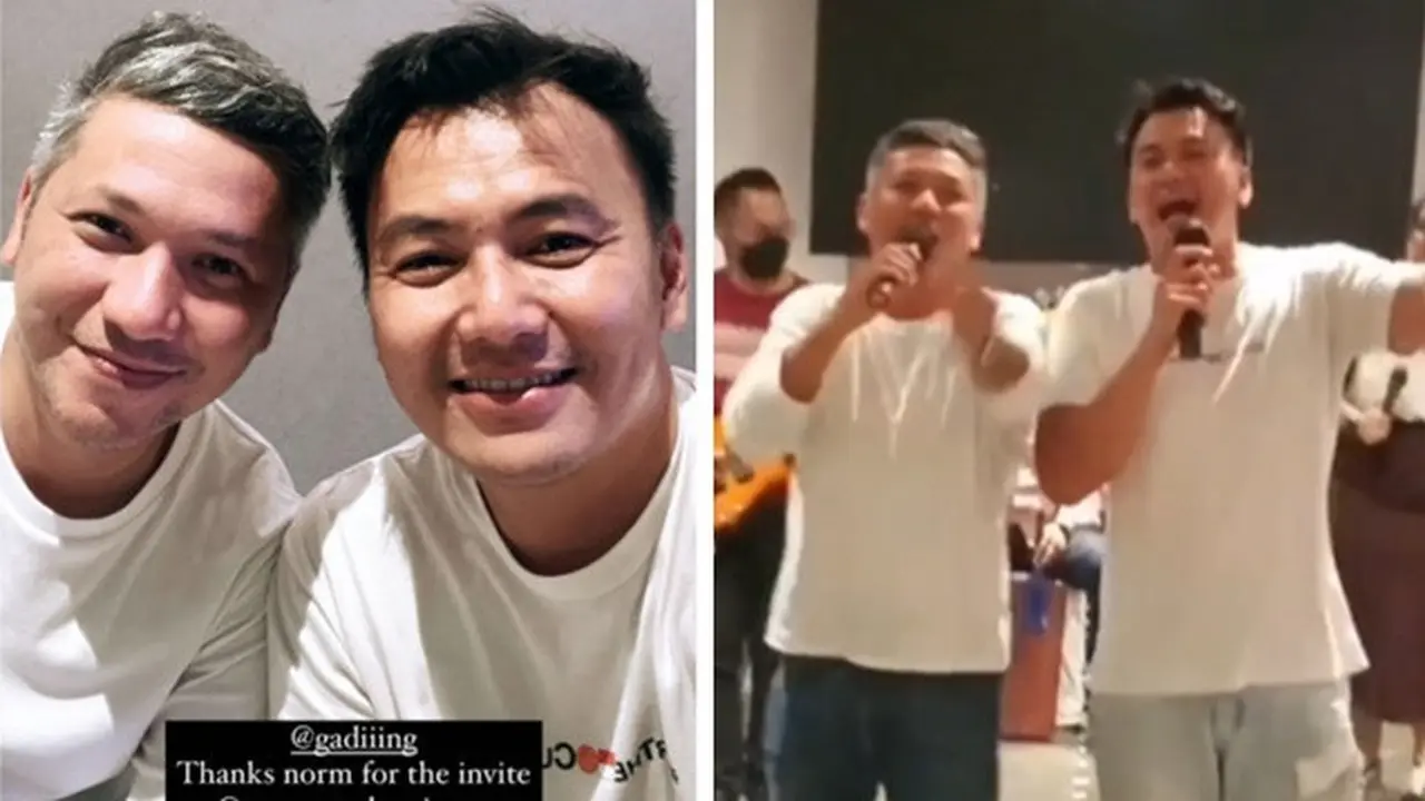 Kompak Nyanyi Bareng, Ini 6 Potret Kebersamaan Gading Marten dan Wijin