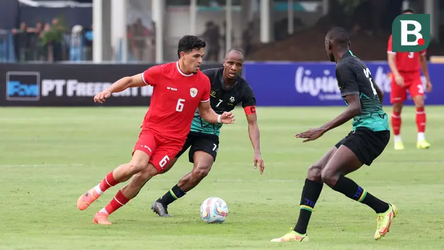Foto: Berakhir dengan Skor Kacamata, Timnas Indonesia Bermain Imbang Melawan Tanzania di Laga Uji Coba