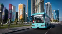 Yutong Bus, produsen bus asal China telah mengirimkan 888 bus listrik untuk antar jemput selama Piala Dunia 2022. (Foto: Yutong Bus)