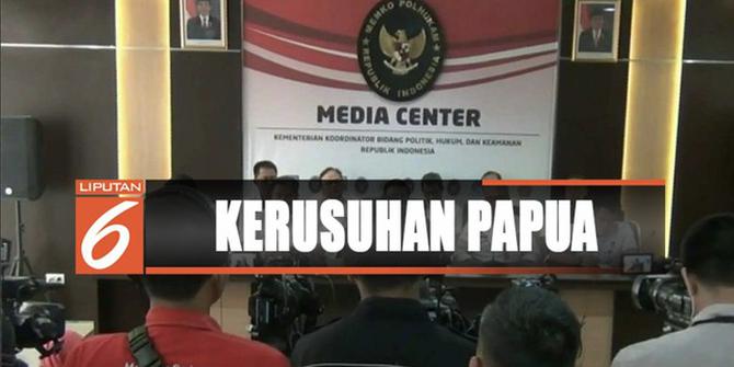 Wiranto: Ada 2 Aktor Konspirasi Kerusuhan Papua