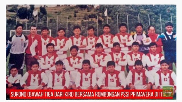 Surono PSSI Primavera