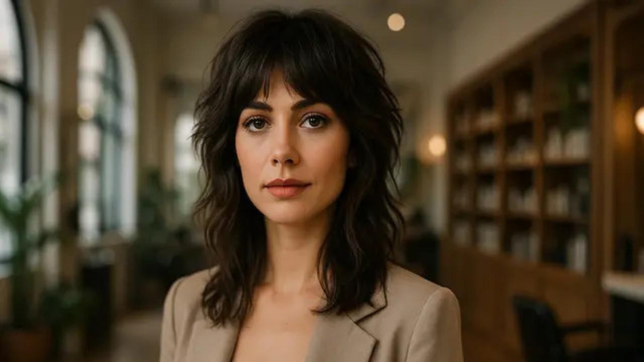 9 Model Rambut Shag Modern dengan Curtain Bangs, Potongan Awet Muda Anti Ribet
