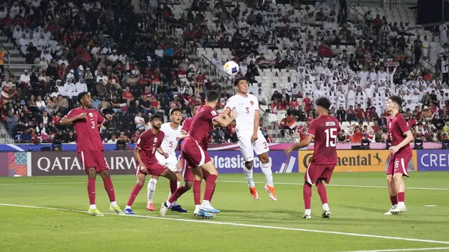 Foto: Potret Perjuangan Pemain Timnas Indonesia Saat Dipaksa Menyerah Qatar di Piala Asia U-23, Apes Dapat 2 Kartu Merah