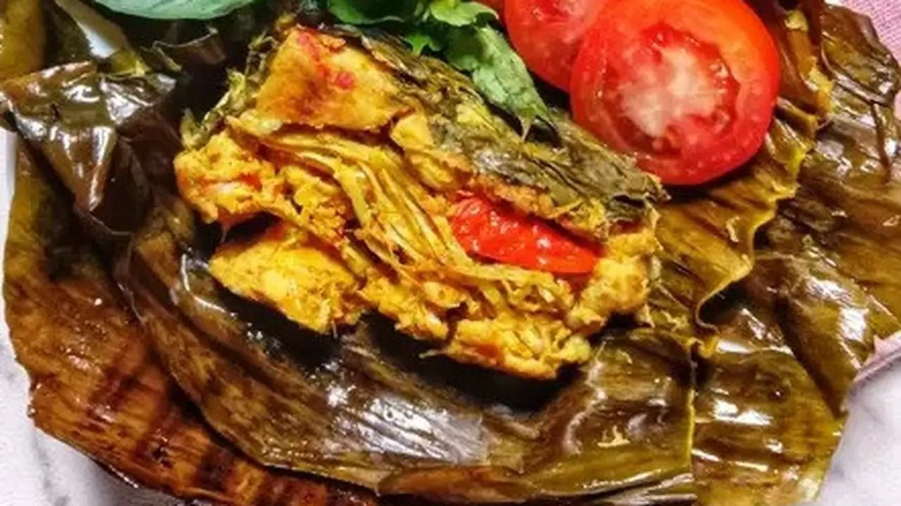 Pepes Ayam Jamur Enoki